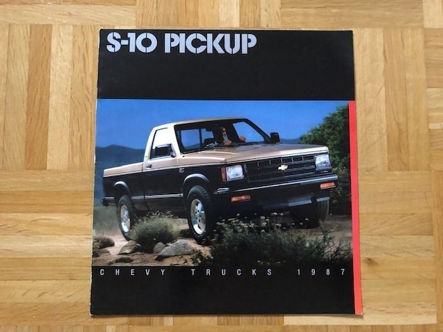 Esite Chevrolet S-10 Pickup, 1987, GM USA