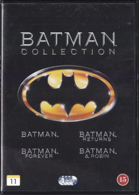 Batman collection (4 elokuvaa. 1989-1997 4xDVD)