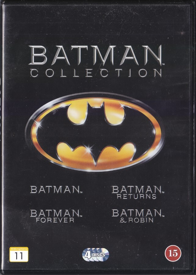 Batman collection (4 elokuvaa. 1989-1997 4xDVD)