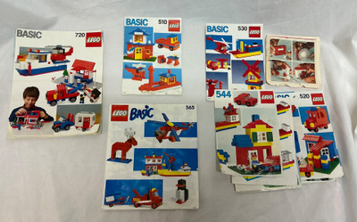 Lego Basic - vanhoja ohjeita