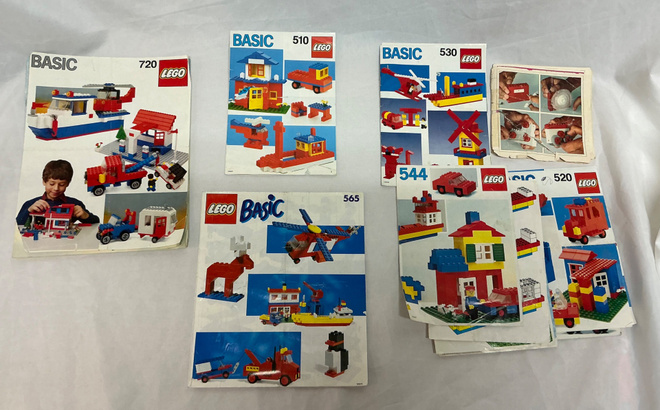 Lego Basic - vanhoja ohjeita
