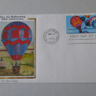 USA FDC 200v kuumailmapalloilua, Colorano "Silk" 1983 - pikkukuva 1