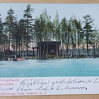 Tammela, Saloisjärvi, kalastajatupa niemellä, väripk p. 1904 - pikkukuva 1