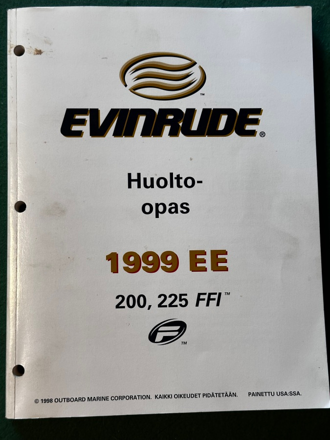 Evinrude suomenkielinen korjauskirja
