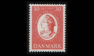 Tanska 352 ** Taideakatemia 200v (1954)