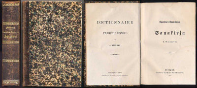 Meurman, Agathon: Ranskalais-suomalainen sanakirja (1p.1877)