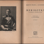 Luckner,Felix von: Merikotka:elämäni seikkailuja, Otava 1925 - pikkukuva 2