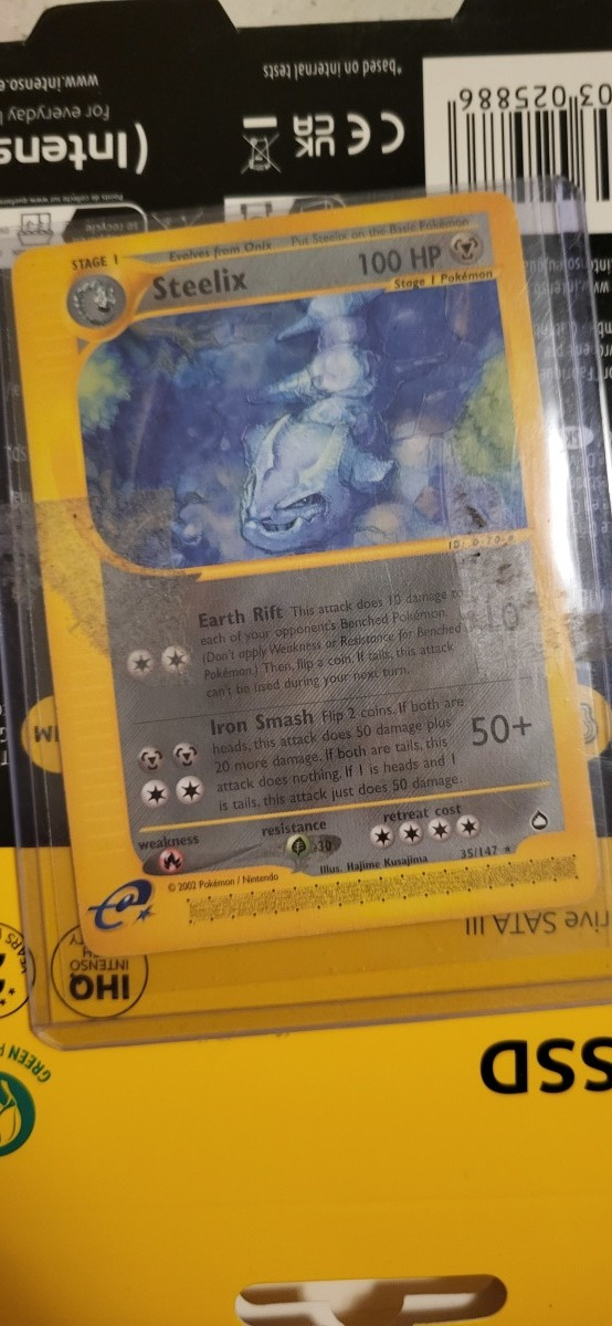 Steelix #35 Pokemon Aquapolis Rare card
