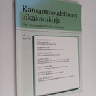 Kansantaloudellinen aikakauskirja 4/1999 - pikkukuva 1