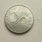 Saksa 10 mark 1972 D Olympialaiset Münchenissä - hopeaa - - pikkukuva 2
