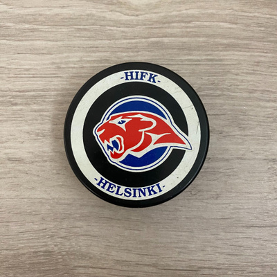 Jääkiekko HIFK. Official Game Puck - Liigalogo 1997 - 2005.