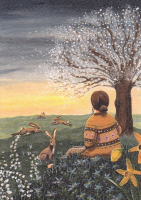 Esther Bennink: Kevät (isohko kortti)