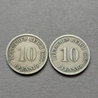 Deutsches Reich 10 pfennig 1888A,1890A - pikkukuva 1
