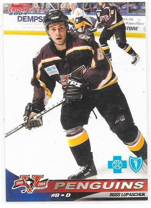 2003-04 Wilkes Barre Penguins #15 Ross Lupaschuk ex Kärpät