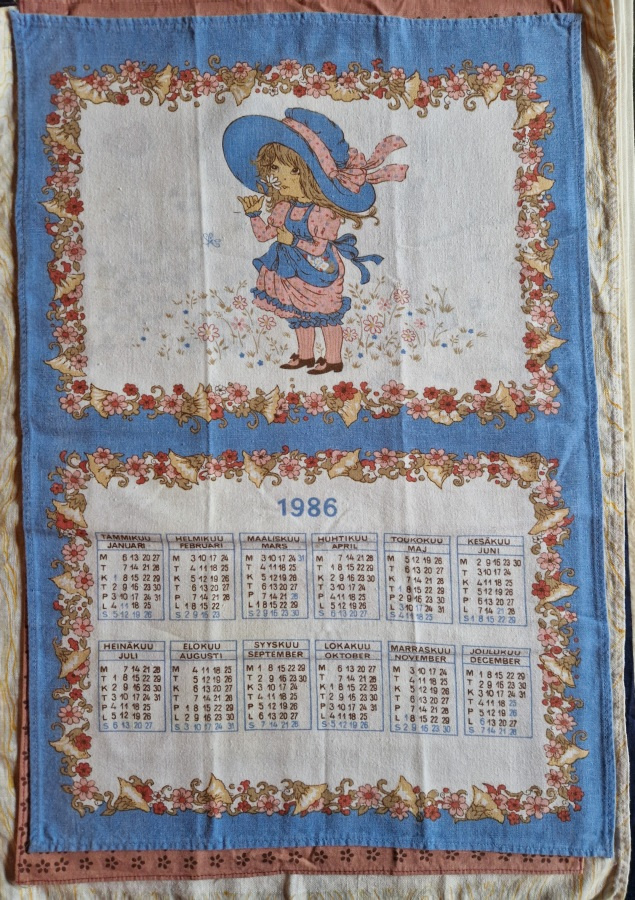 Kalenteripyyhe Vuodelta
