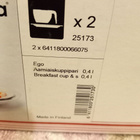 Käyttämätön Iittalan Ego-aamiaiskuppisetti aluslautasineen - pikkukuva 3