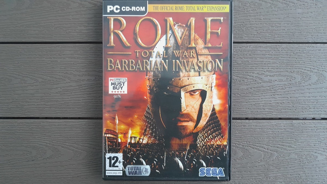 PC CD: ROME: Total War - Barbarian Invasion Expansion (2005)