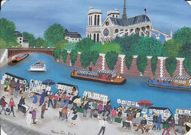 Yolande Salmon-Duval: Pariisi, Notre Dame -kirkko ja joki
