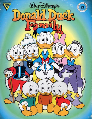 Gladstone: WD Donal Duck Family #21 albumi