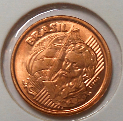Brazil. 1 centavo 2004.