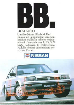 Nissan Bluebird -esite, 1989