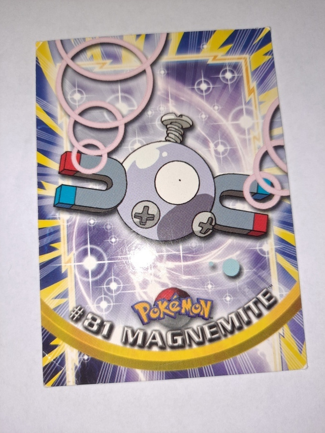 Pokemon Topps keräilykortti #81 Magnemite