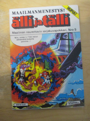 ÄLLI JA TÄLLI Sarjakuvataskukirja Nro 5 (1985)