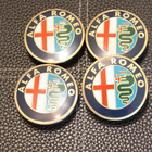 Alfa Romeo vannekeskiöt – Kulta-Vakio – 50mm (4kpl sarja) - pikkukuva 2
