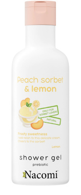 Nacomi Peach Sorbet & Lemon suihkugeeli 300 ml