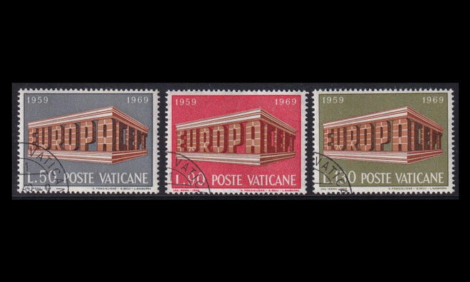 Vatikaani 547-9 o Europa (1969)