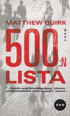 Matthew Quirk: Viidensadan lista