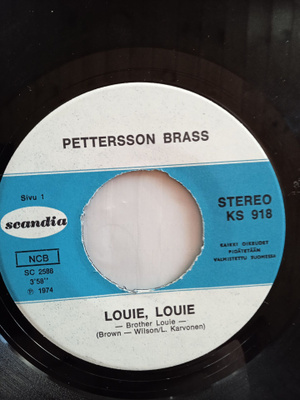 SINGLE- LEVY: PETTERSSON BRASS  SCANDIA KS 918