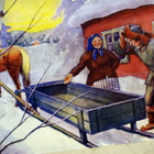 Koulutaulu Aukusti Salo-Rudolf Koivu 48cm *35 cm - pikkukuva 3