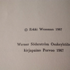 ERKKI WESSMAN : TEILINUMMI - pikkukuva 2