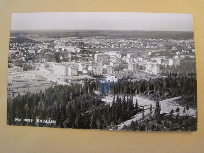 VANHA Postikortti Kajaani 1963 Karhumäki Alkup.Mallikappale