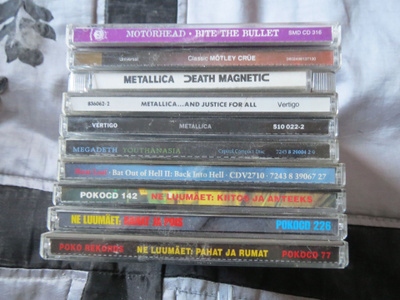 Cd-levyjä 1e-10e/kpl