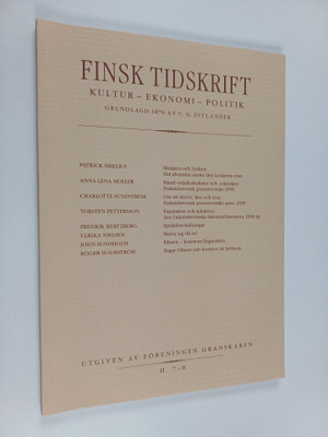 Finsk tidskrift 7-8/2000