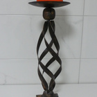 Iso, korkea 45cm , metallinen kynttilänjalka - pikkukuva 1