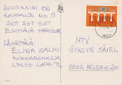 Postileima, LAPPI TL