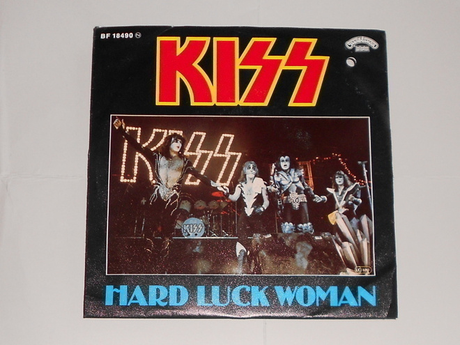 Kiss : 7" single "Hard luck woman" 1976