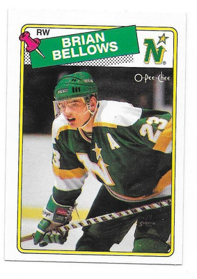 1988-89 OPC #95 Brian Bellows Minnesota North Stars