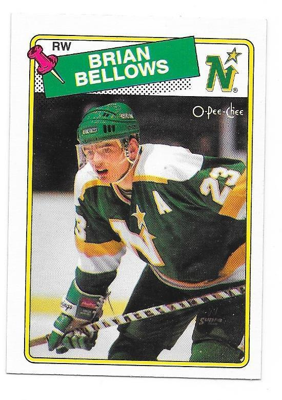 1988-89 OPC #95 Brian Bellows Minnesota North Stars