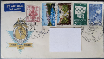 Australia, Melbournen olympiamerkit kuorella Suomeen 1956