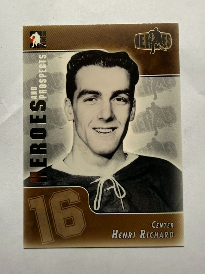 2004-05 ITG Heroes and Prospects #157 Henri Richard