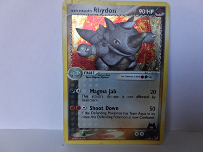 Pokemonkortti Rhydon