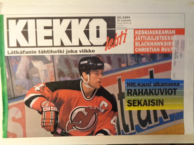 Kiekkolehti Nro 24/1994 (23.1)