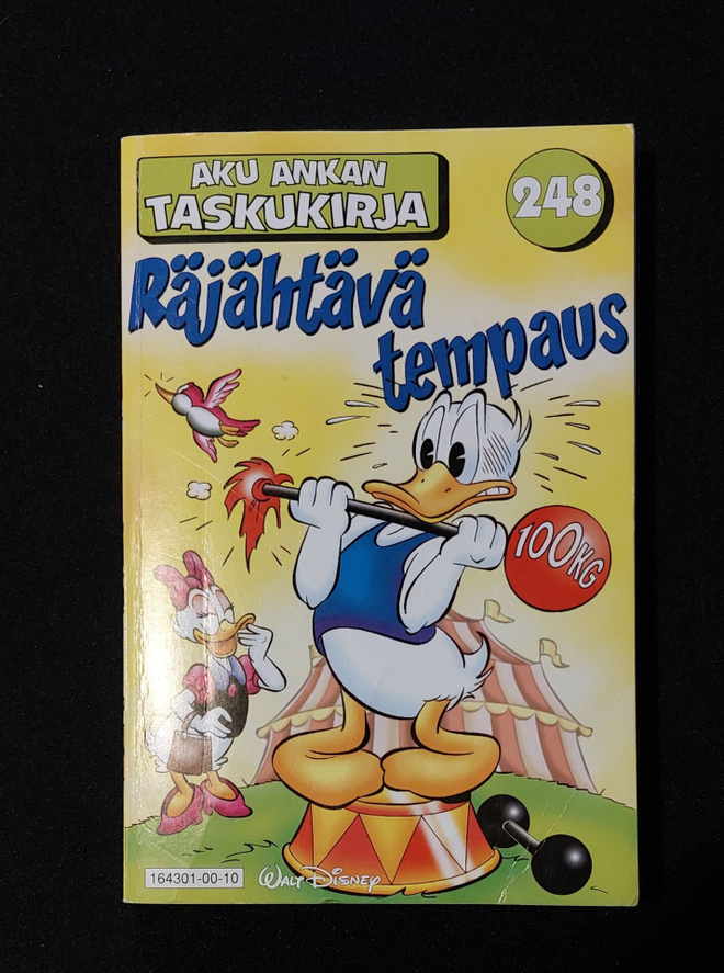 Aku Ankan taskukirja 248 Räjähtävä tempaus