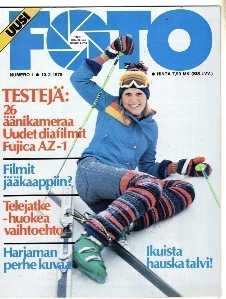 Uusi Foto n:o 1 1978 Sääprofeetta Erkki Harjama. Syksyn parh