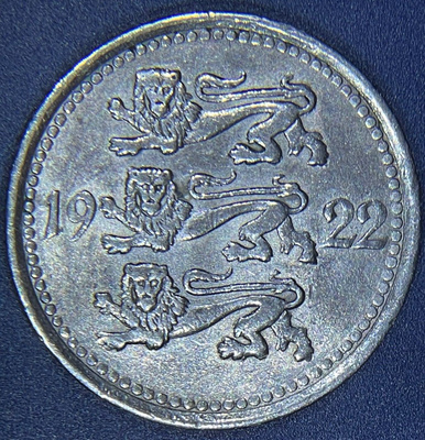 Estonia Viro 5 Marka 1922