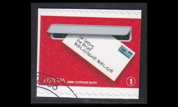 Belgia 3828Dr o Europa kirje tarramerkki (2008)